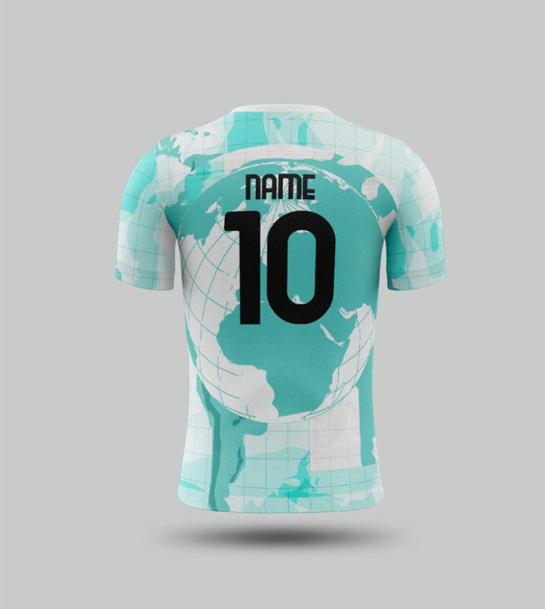 Custom Team Sports T-Shirt Back